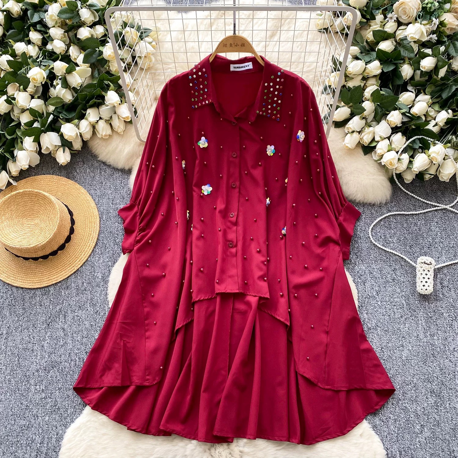 Cherie rose shirt dress SD110 images